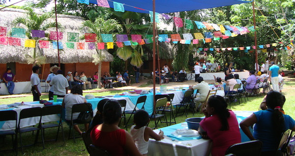 La escuela agroecológica de Maní. Un evento en 2008 (Archivo elchilambalam)