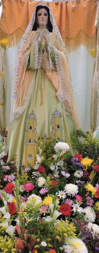 Imagen de la Virgen de la Estrella de Peto. (Foto Bernardo Caamal)