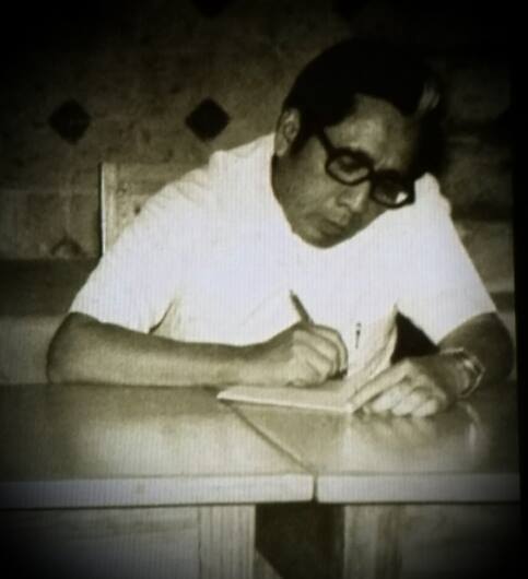 Fidelio Quintal Martín en 1983. Biblioteca Yucatanense, Archivo del Diario del Sureste
