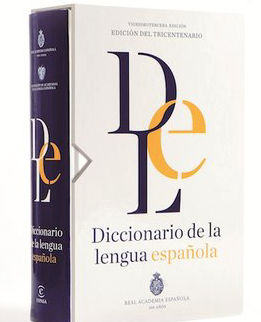 Un ejemplar del Diccionario de la Real Academia Española