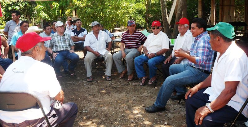 En tierras mayas los campesinos y productores cada día están más organizados, animados por organizaciones independientes