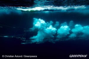 Explosiones en el Ártico. Foto de Greenpeace
